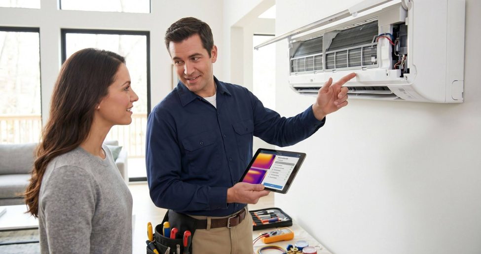HVAC clients home estimate